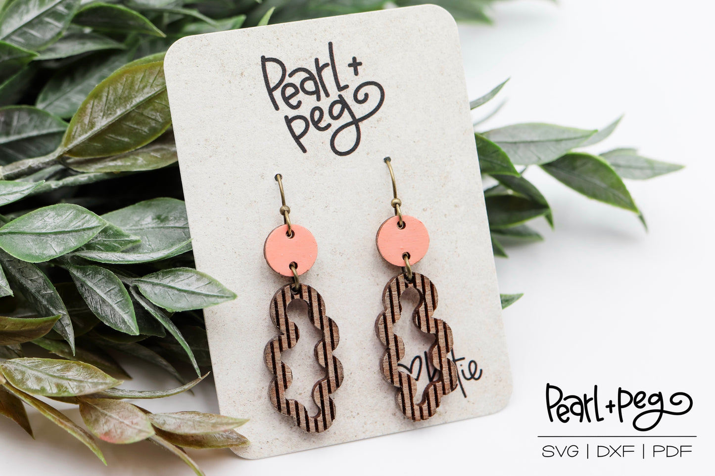 Squiggle Lined 2 Option Laser Engrave Digital Download-June2024