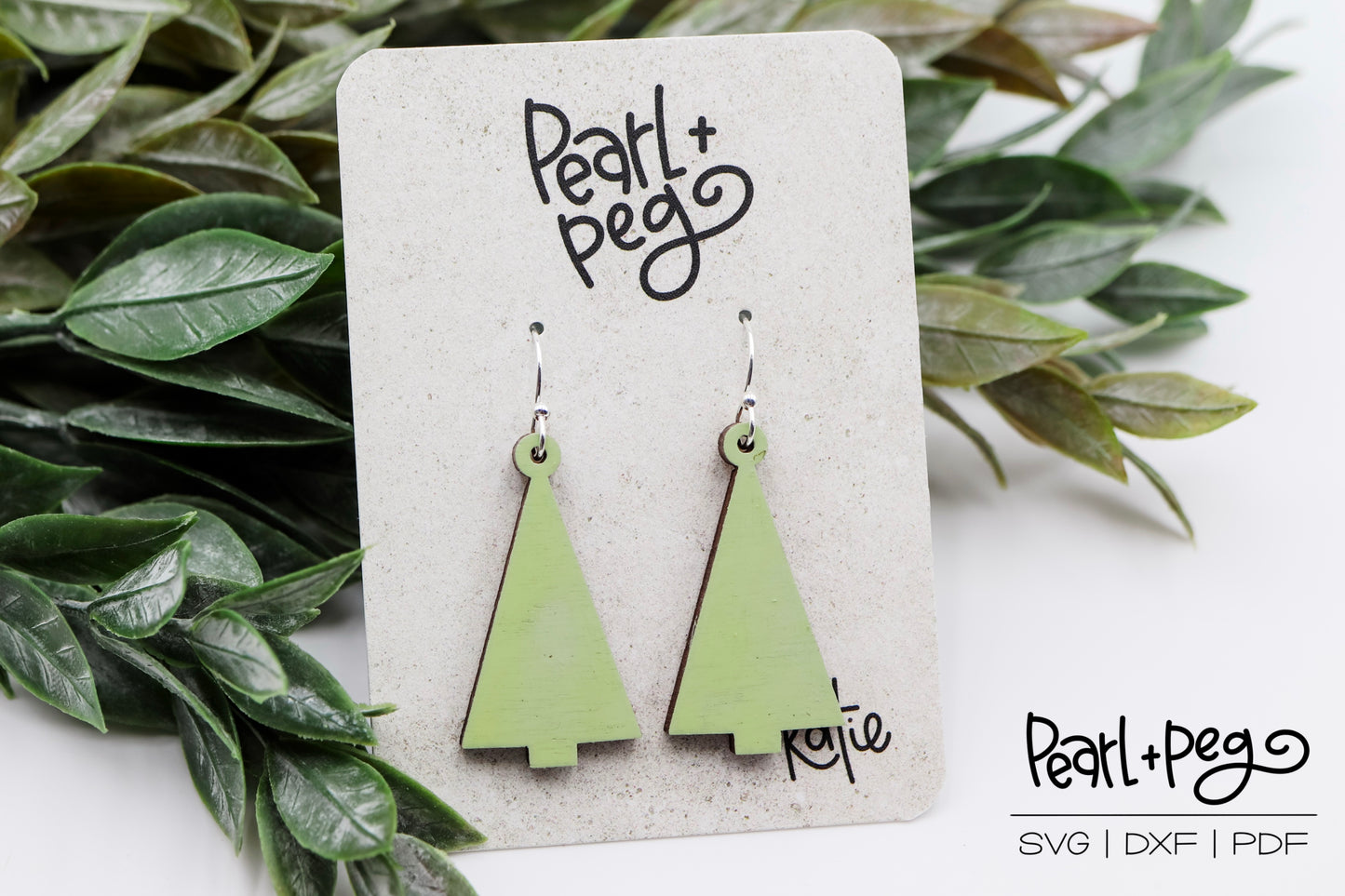 Minimalist Tree Laser Earring Digital Download File-Nov2024