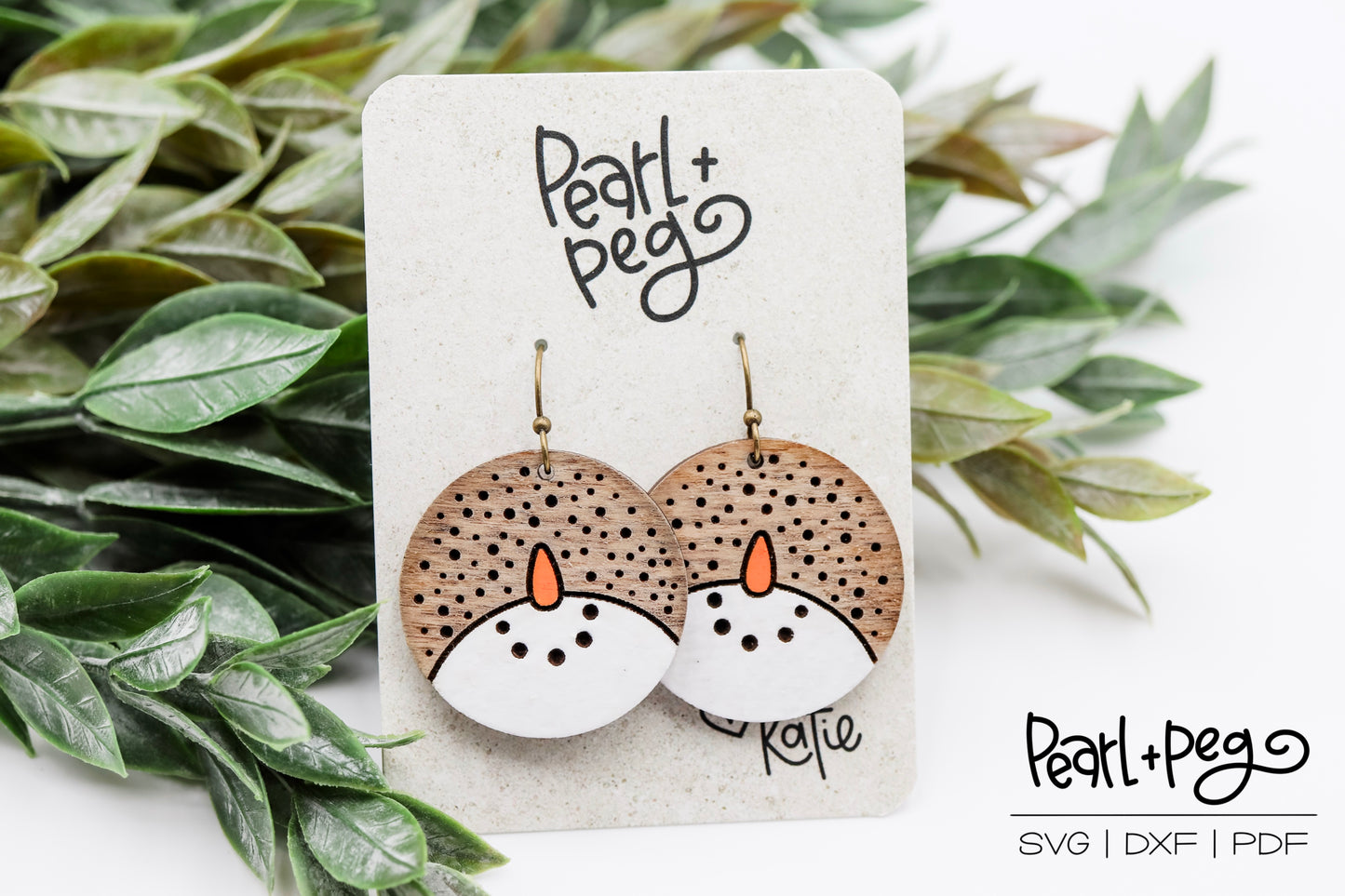 Snowman Facing Up Laser Earring Digital Download File-Nov2024