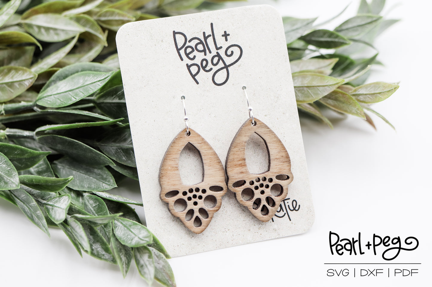 Victorian Drop Cutout Laser Earring Digital Download File-July2024