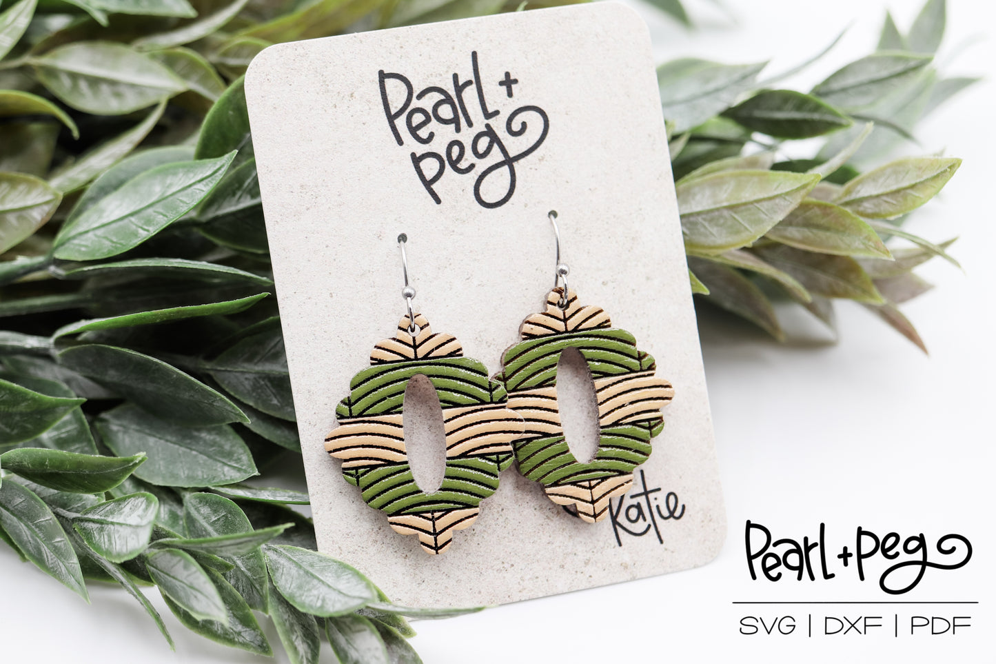 Engraved Scallop Hoop Earring Digital Download File-July2024