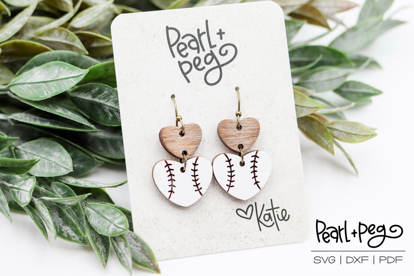 Tri Heart Sports Bundle Laser Earring Digital Download-Dec2024