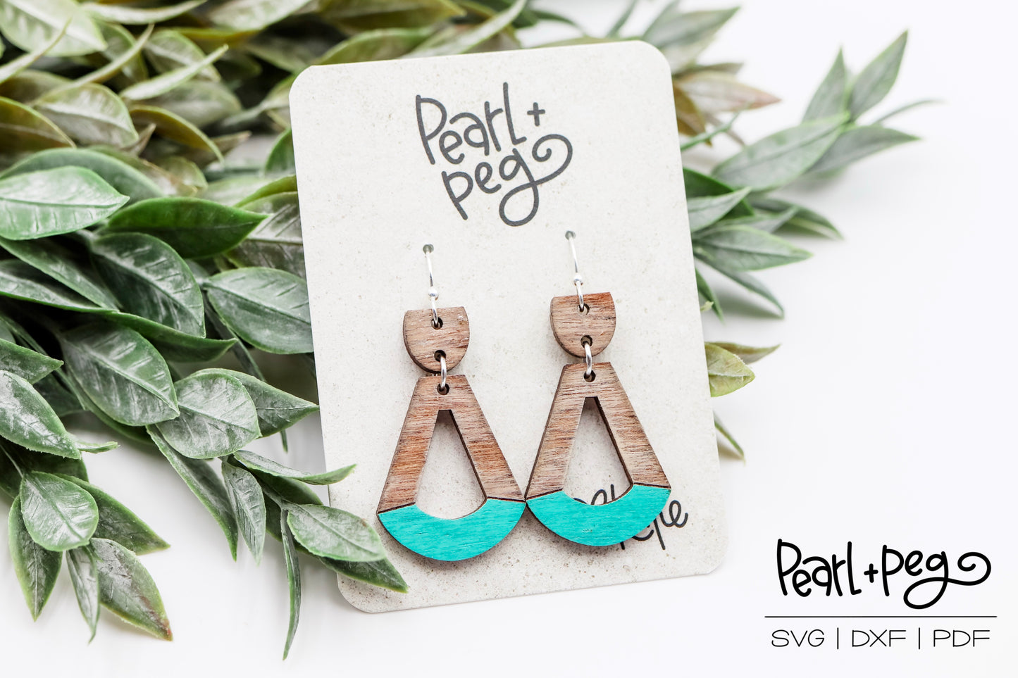 Scored Scooped 2 Part Laser Earring Digital Download-Jan2025