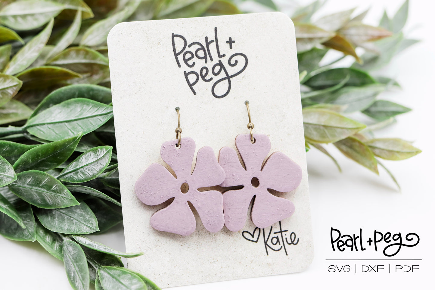 Groovy Flower Laser Earring Digital Download File-Aug2024