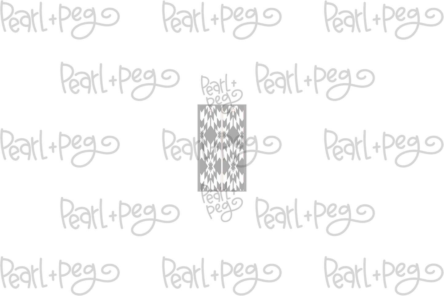 Southwestern Aztec Bar Laser Engraved Earrings Digital Download