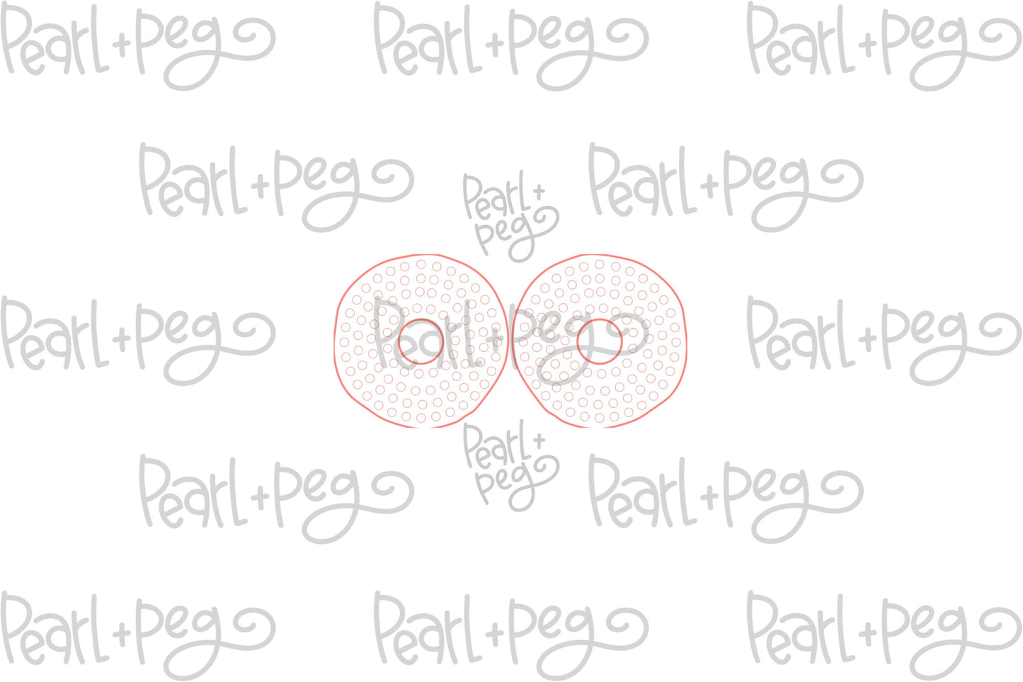 Multi Hole Circle Cut Out Laser Engraved Earrings Digital Download