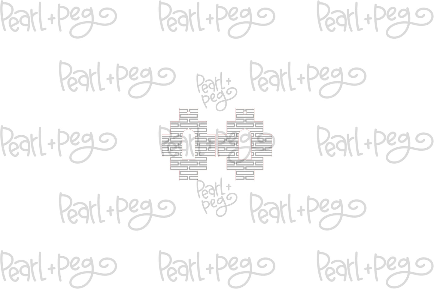 Aztec Off Step Laser Engraved Earrings Digital Download