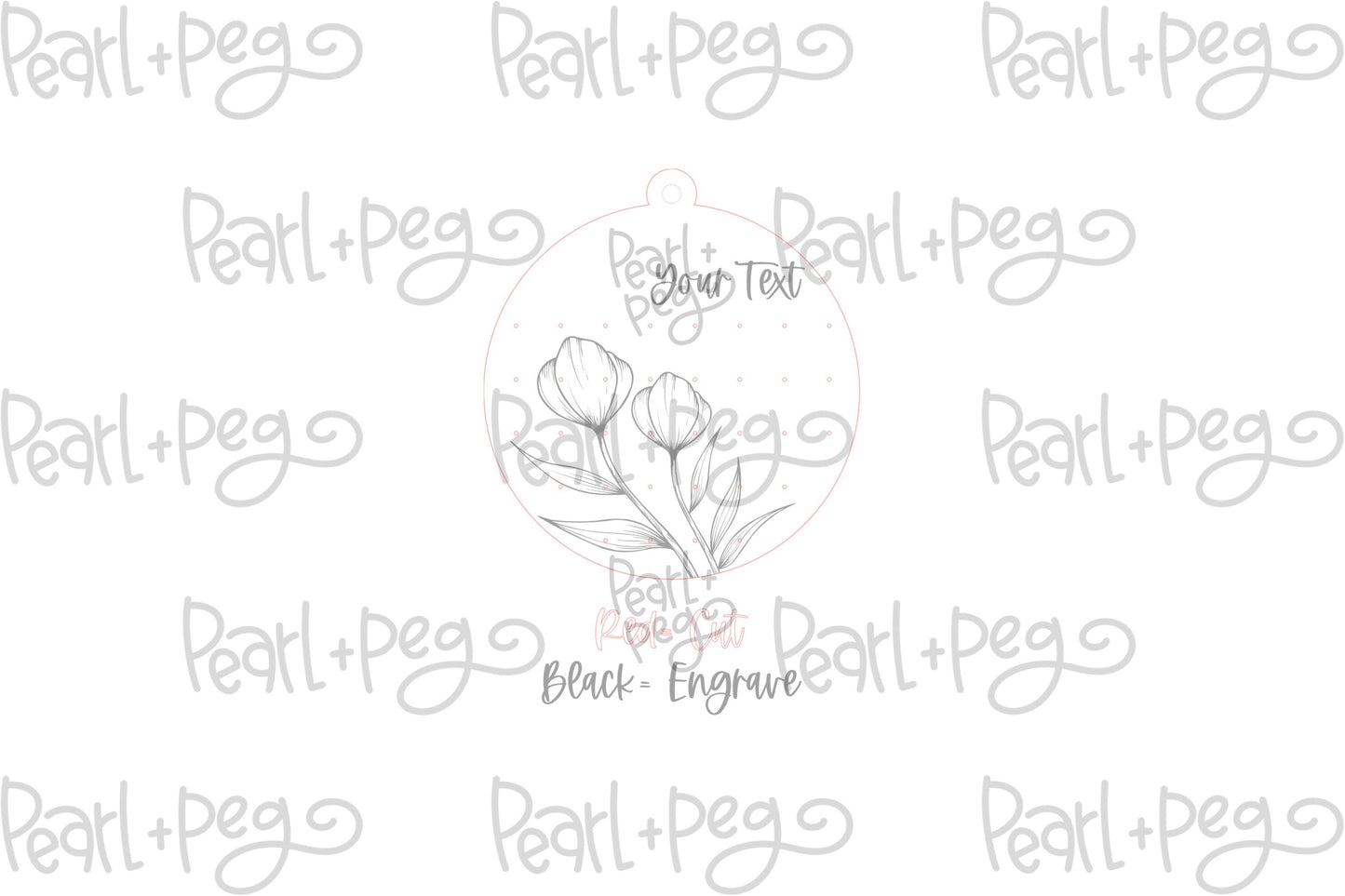 Earring Card Ornament Laser Engraved Digital Download File