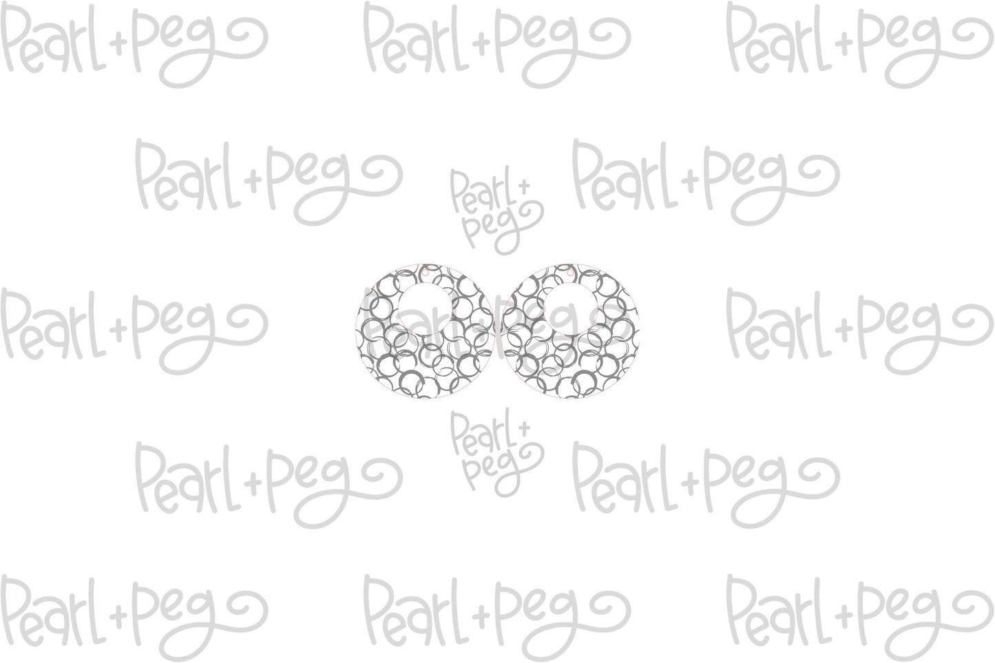 Loopy Hoops Laser Engraved Earrings Digital Download