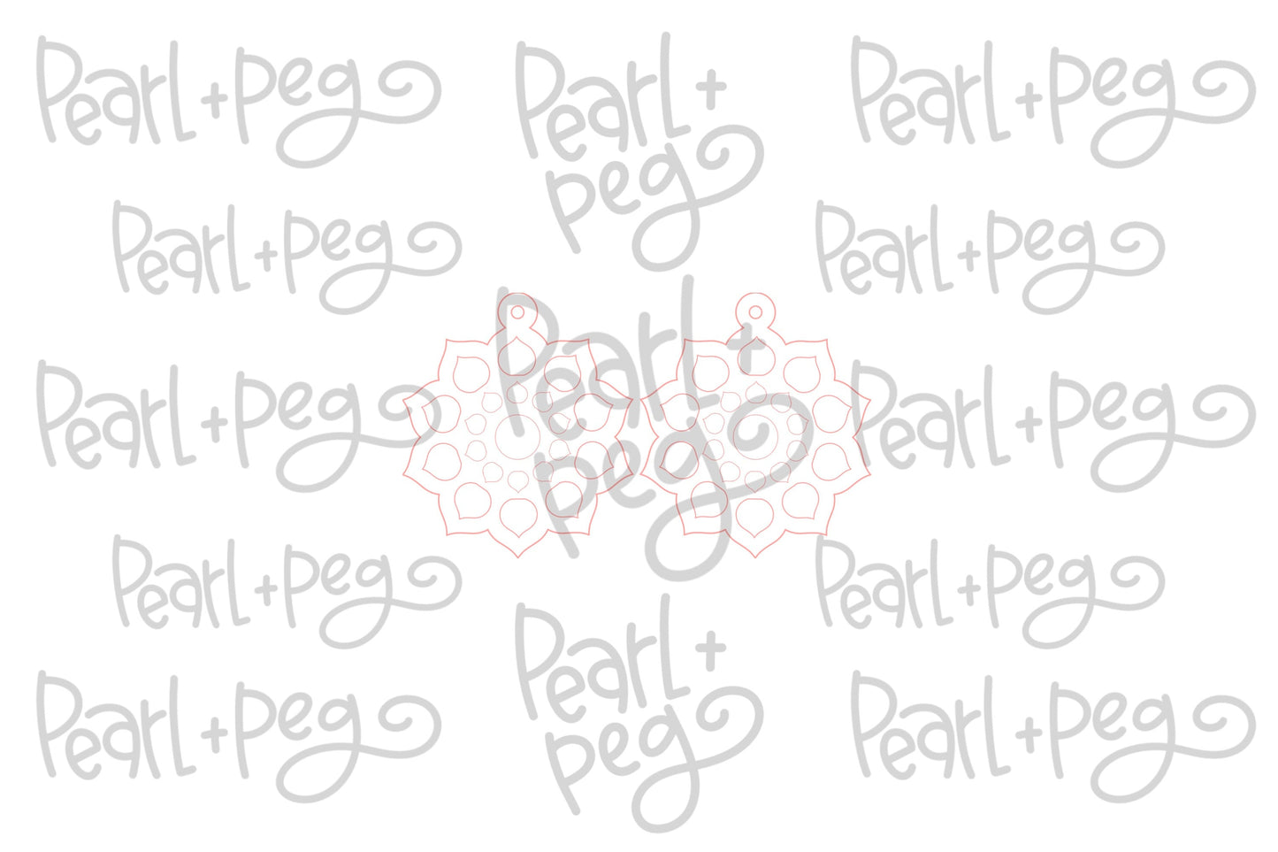 Sun Blast Cut Out Laser Engraved Earrings Digital Download