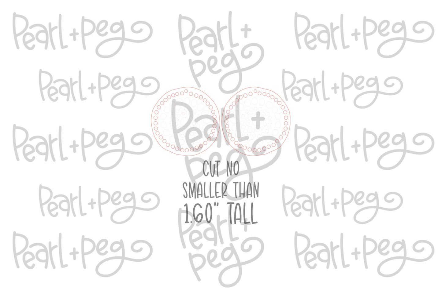 Multi Sized Hole Cutout Laser Engraved Earrings Digital Download