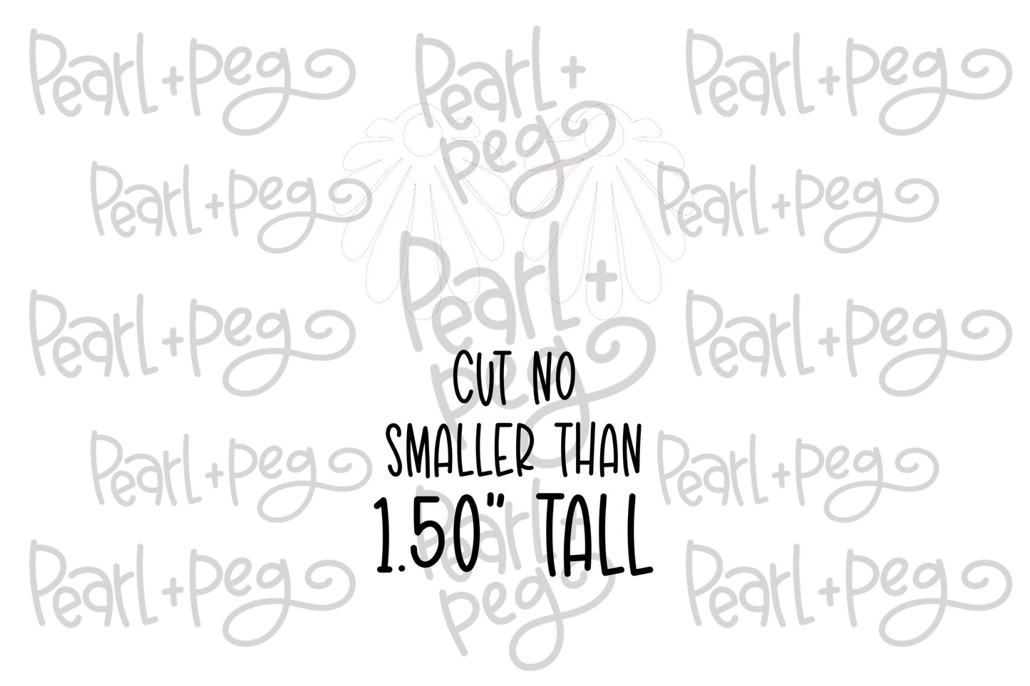 Spread Drops Hoop Laser Engraved Earrings Digital Download