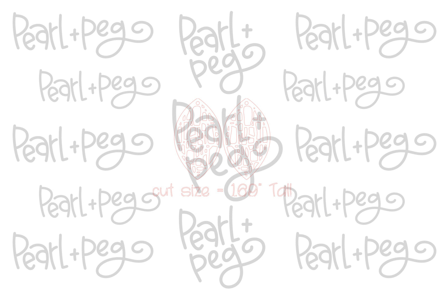 Stain Glass Window Laser Engraved Earrings Digital Download