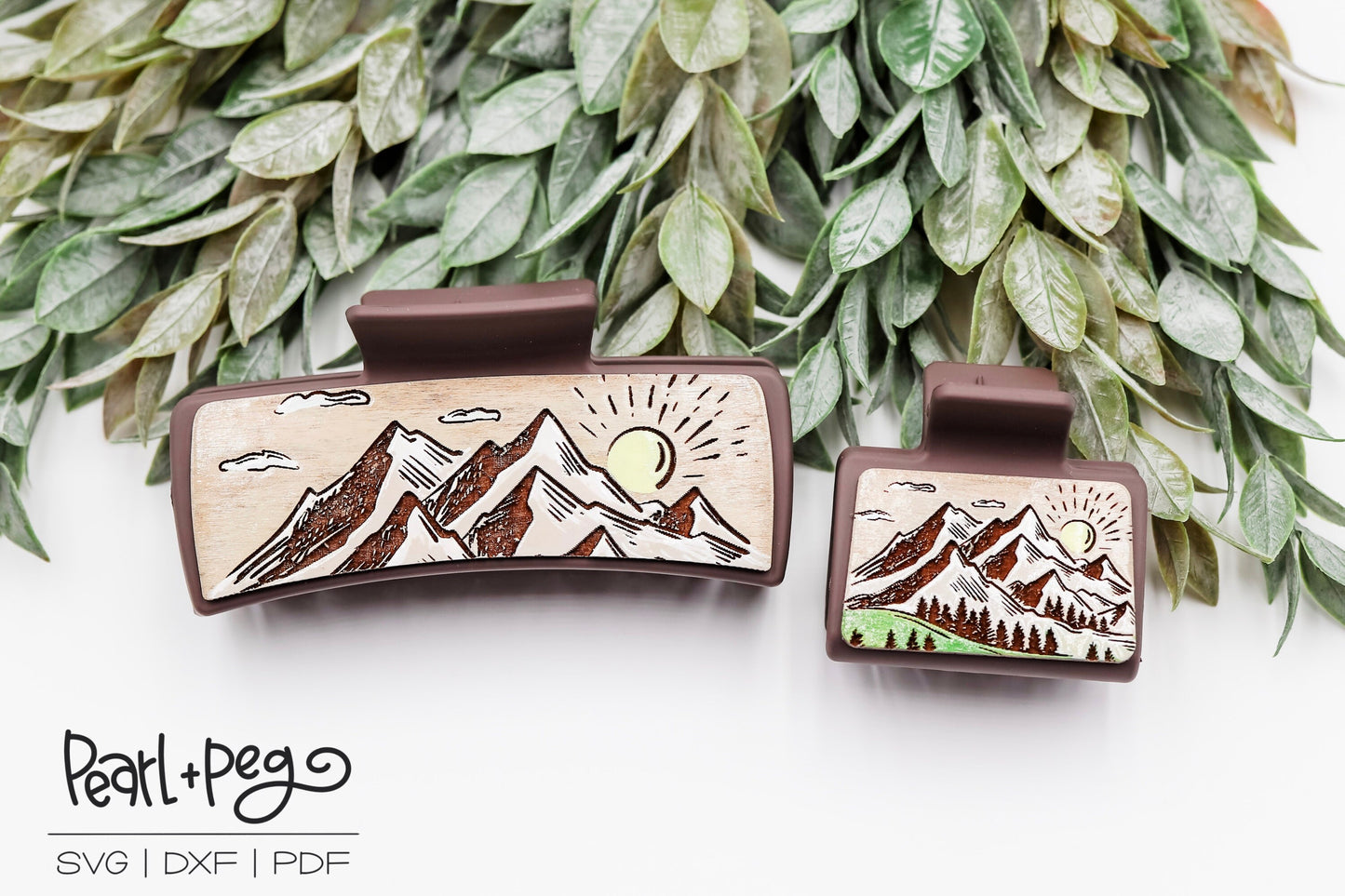 Mountain Valley Laser Engraved Hair Clip File