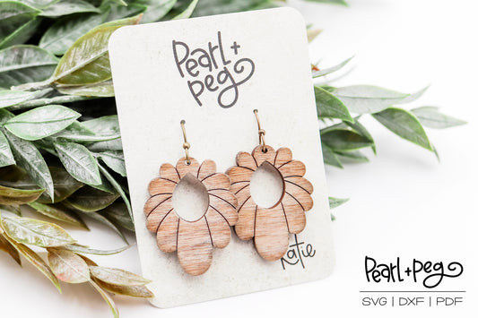 Elongated Draped Hoop Laser Engrave Digital Download-June2024