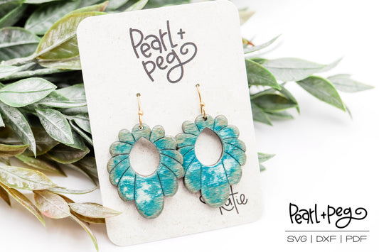 Elongated Draped Hoop Laser Engrave Digital Download-June2024