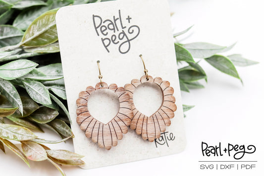 Simple Draped Hoop 2 Options Laser Engrave Digital Download-June2024