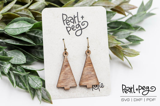 Minimalist Tree Laser Earring Digital Download File-Nov2024