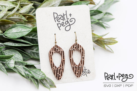 3 Design Oval Hoop Bundle Laser Earring Digital Download-Dec2024