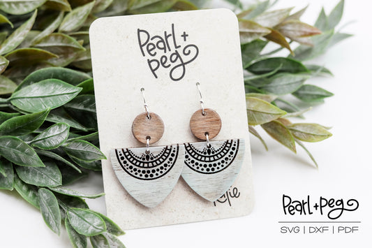 Egyptian Detail 2 Part Laser Earring Digital Download File-Aug2024