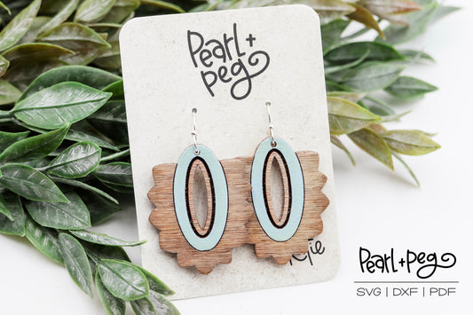 Long Star Drop Laser Earring Digital Download File-Aug2024