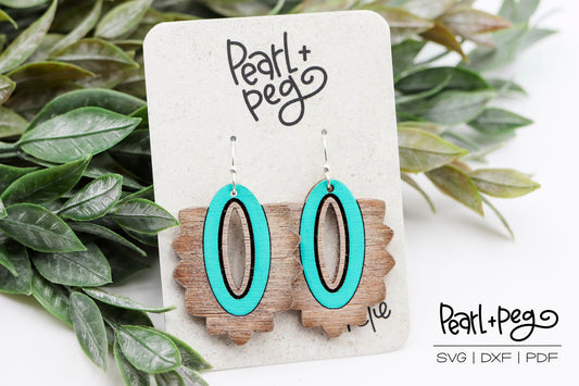 Long Star Drop Laser Earring Digital Download File-Aug2024