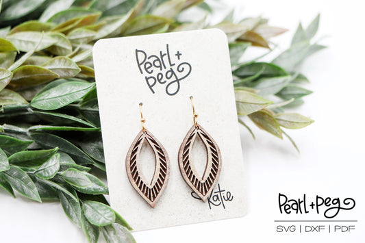 Diamond Hoop Engraved Center Laser Earring Digital Download-Feb2025