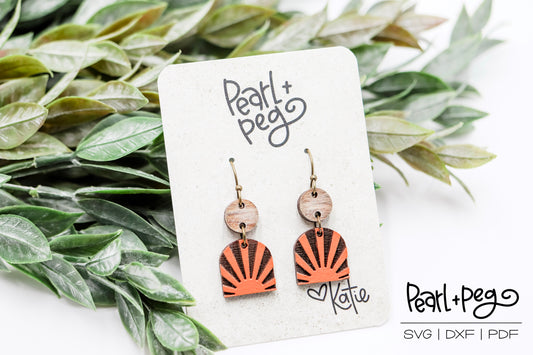 Sun 2 Part Laser Earring Digital Download-Feb2025