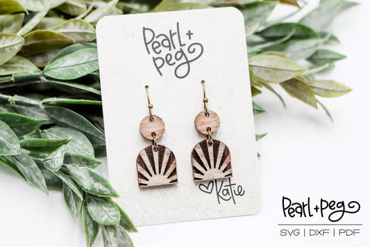 Sun 2 Part Laser Earring Digital Download-Feb2025