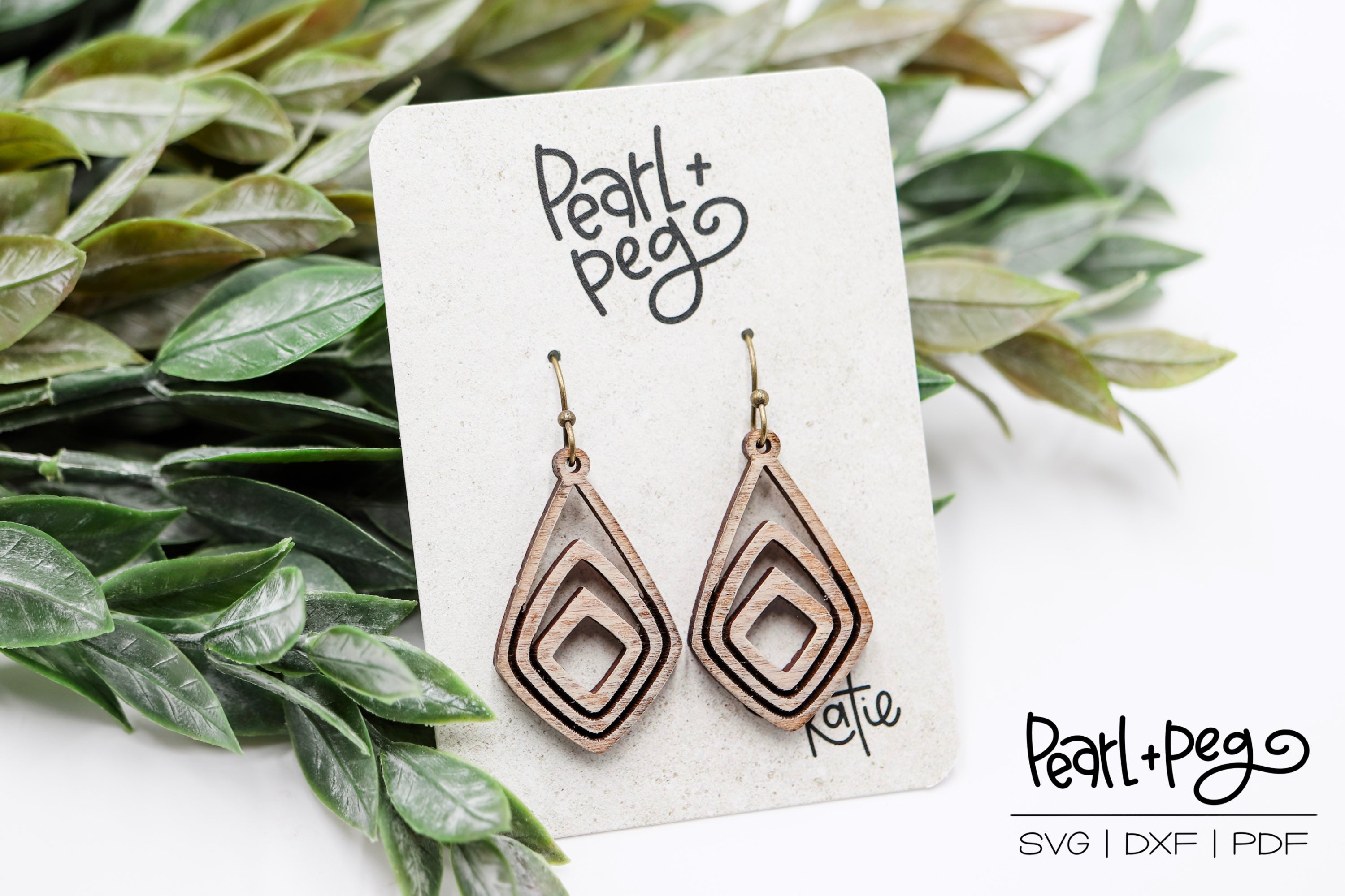 Diamond Cut Through Laser Earring Digital Download-Feb2025 – Pearlandpeg