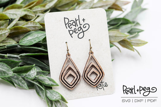 Diamond Cut Through Laser Earring Digital Download-Feb2025