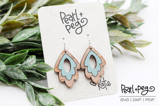 Draped Hoop Score Laser Earring Digital Download-Mar2025