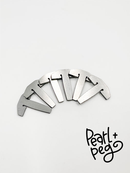 Metal Laser Bed T-Pins, 6 Count