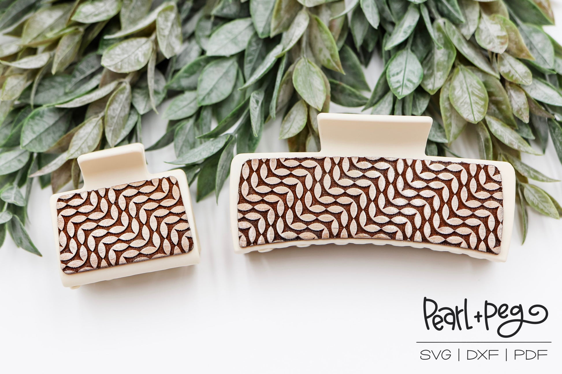 Ric Rac Pattern Laser Engraved Hair Clip File – Pearlandpeg