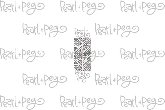 Turkish Tile Bar Laser Engraved Earrings Digital Download