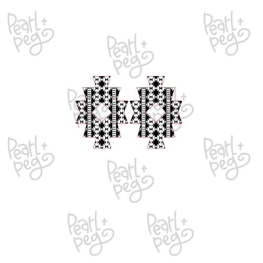 Boho Dot Aztec Line Laser Engraved Digital Download