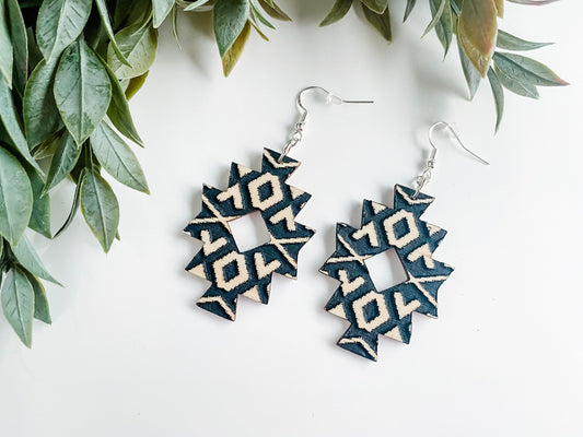 Aztec Tribal Geometric Laser Engraved File