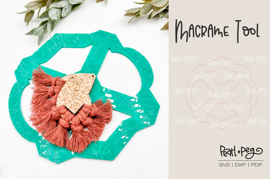 Macrame Trim Cutting Tool Guide Digital Download