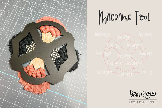 Macrame Trim Cutting Tool Guide Digital Download