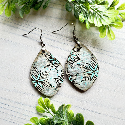 Winter Bundle Snowflake Laser Engraved Earrings Digital Download