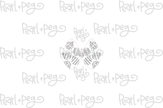 Ornament Pattern Drop Laser Engraved Earrings Digital Download