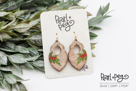 Nella’s Wish Laser Engraved Earrings Digital Download