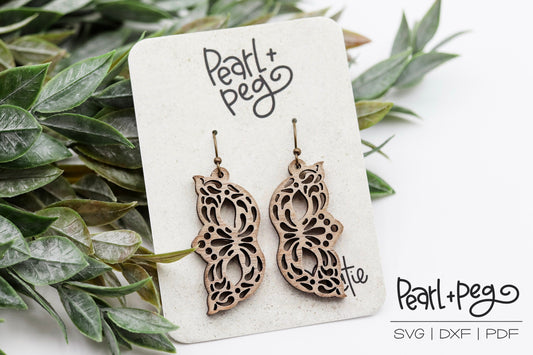 Mardi Gras Mask Laser Cut Digital Download File NOLA